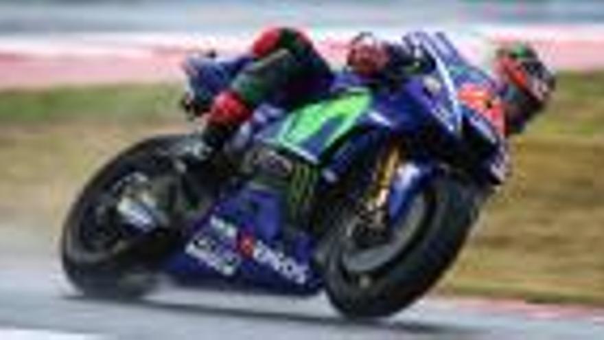 Viñales pateix de valent sota la pluja de Misano i acaba quart