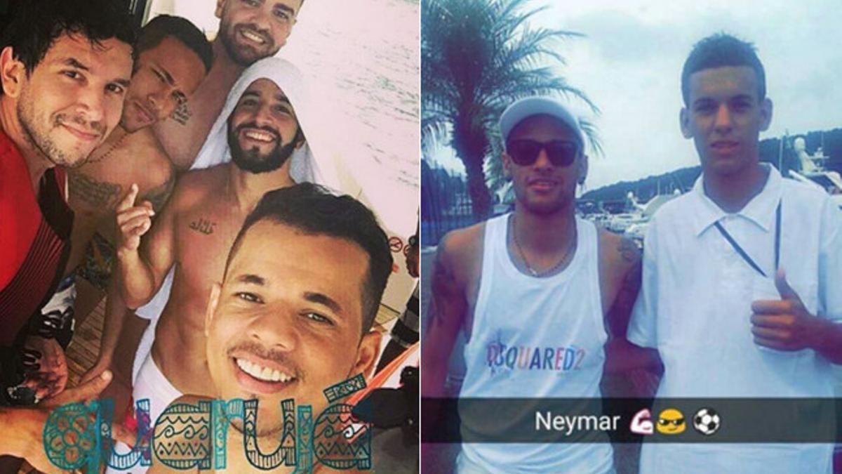 Neymar en Guarujá