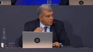 La promesa que Laporta hizo en la última Asamblea