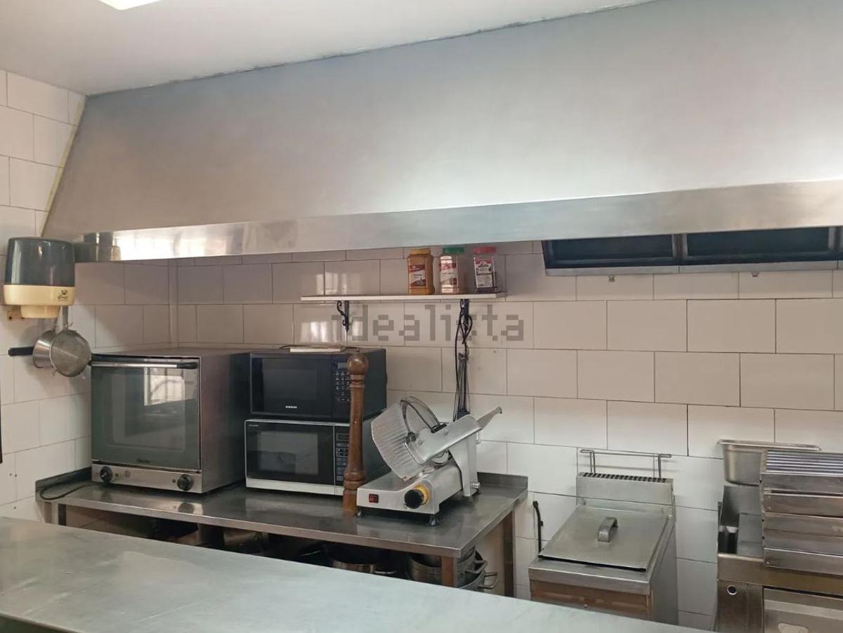 Cocina equipada del restaurante.