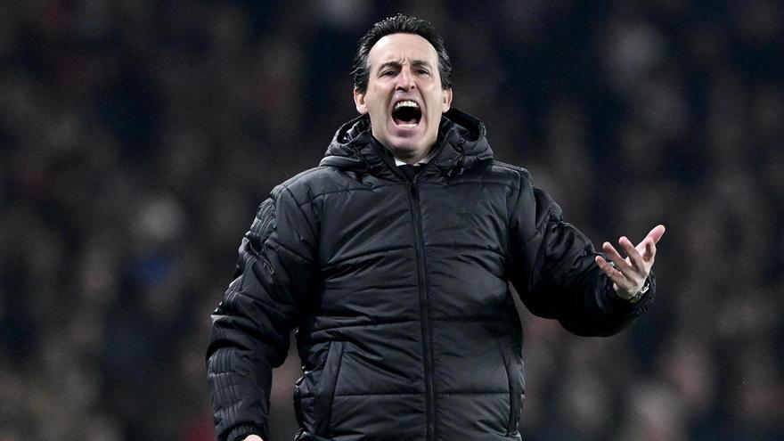 Unai Emery, entrenador del Aston Villa