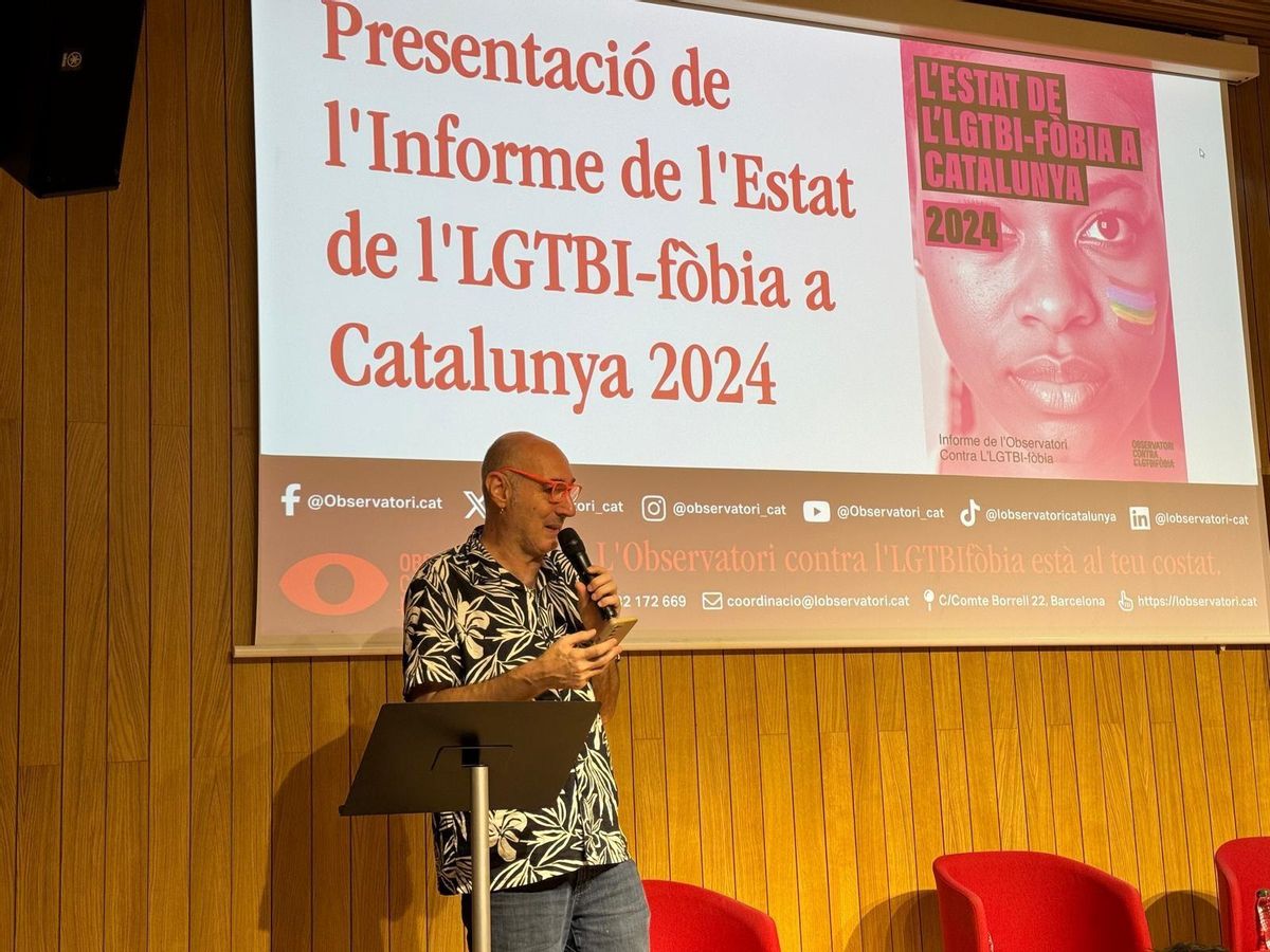 Catalunya va registrar 318 incidències per LGTBI-fòbia el 2024 Catalunya va registrar 318 incidències per LGTBI-fòbia el 2024