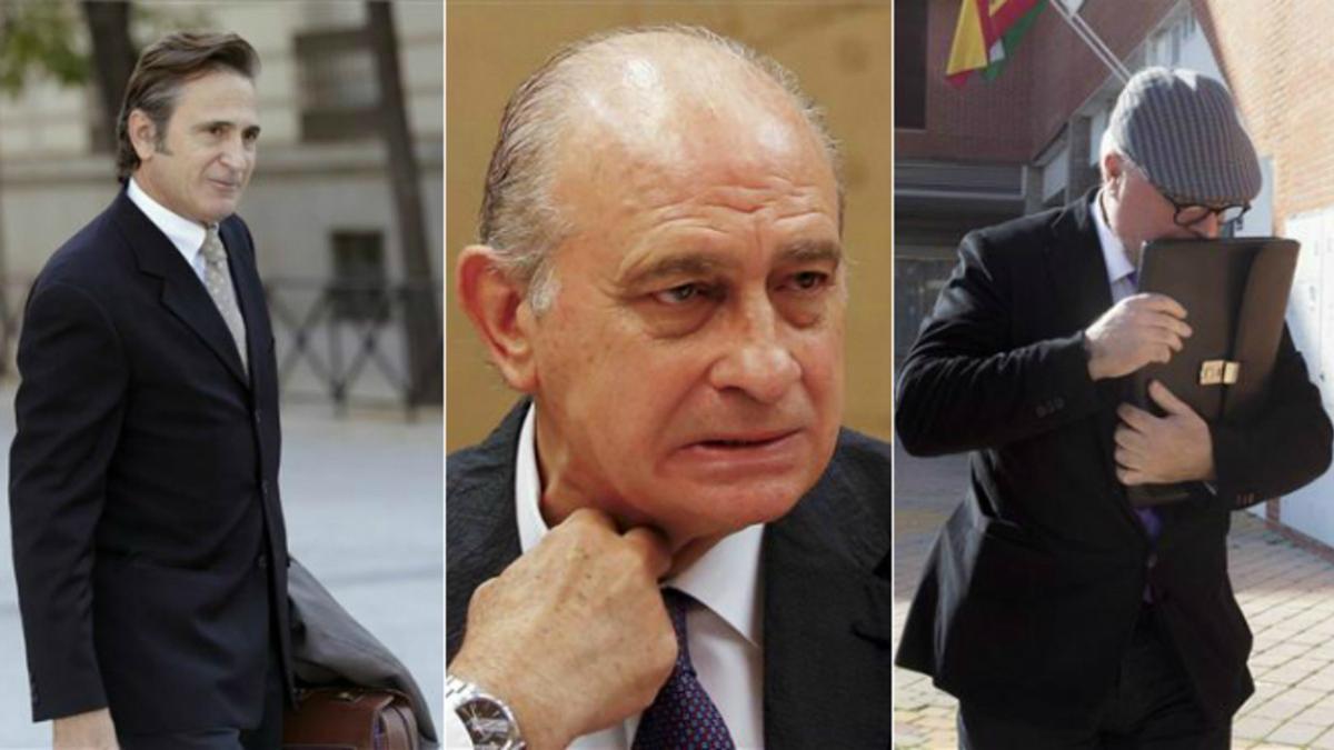 Combo Josep Pujol Ferrusola, Jorge Fernández Díaz y José Villarejo