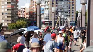 Zaragoza, a punto de quedarse a oscuras con el puente de Piedra como epicentro del eclipse total