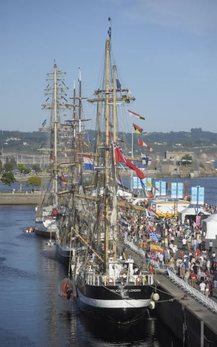 A Coruña, puerto final de la Tall Ships Races 2016