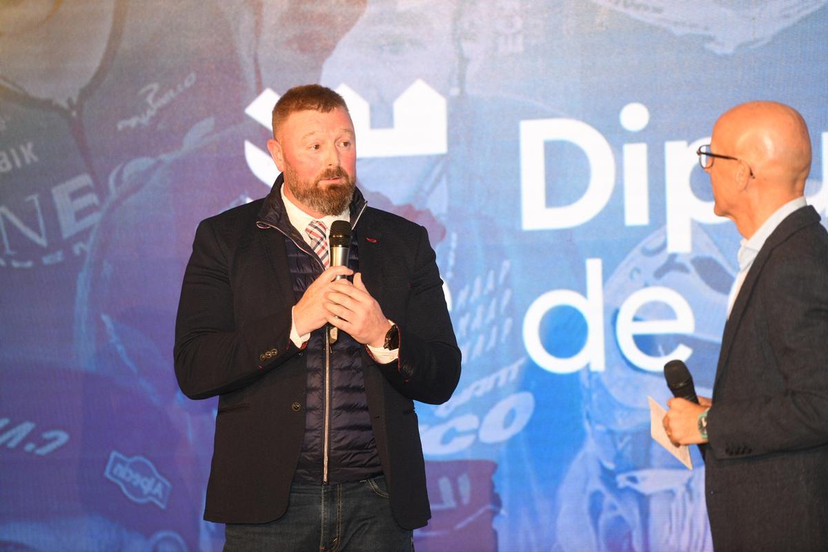 La presentación de la Volta a la Comunitat Valenciana 2026 contó con la presencia del diputado de Deportes de la Diputación Provincial de Castellón, Iván Sánchez.