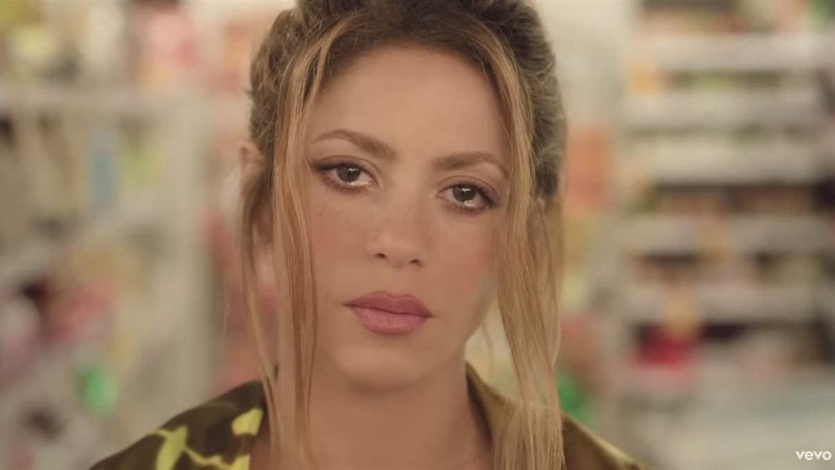 Shakira en un videoclip.