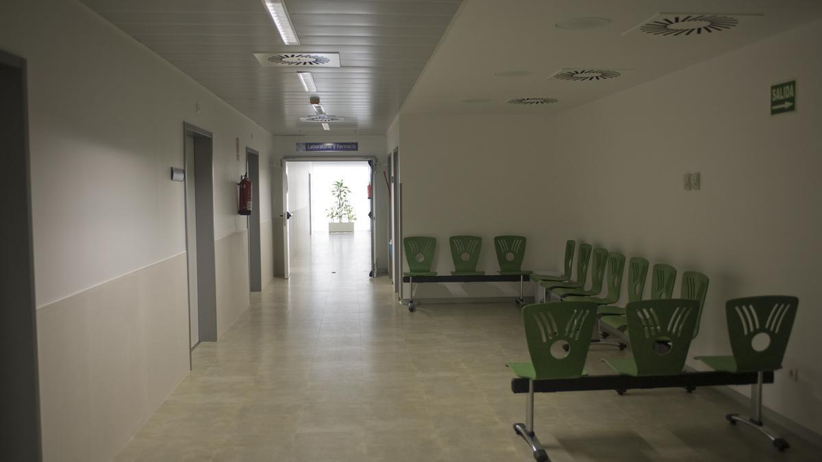 Una sala de espera del Hospital de Benavente