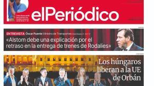 La portada de EL PERIÓDICO del 13 de abril de 2026