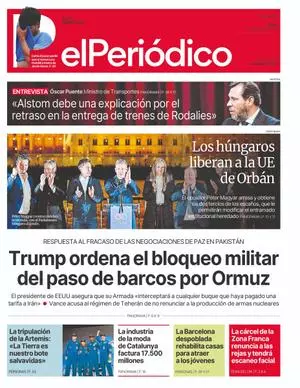 La portada de EL PERIÓDICO del 13 de abril de 2026