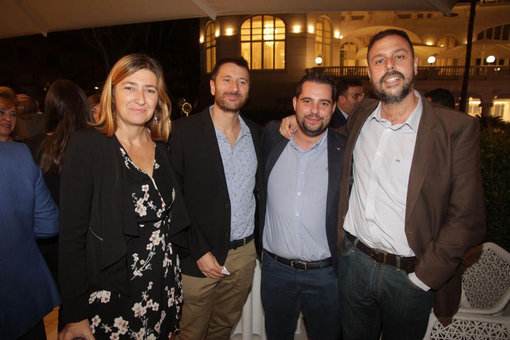 Más de 450 representantes de todos los ámbitos de la vida provincial asisten a la gala de entrega de los Premios Málaga 2017 en el Gran Hotel Miramar