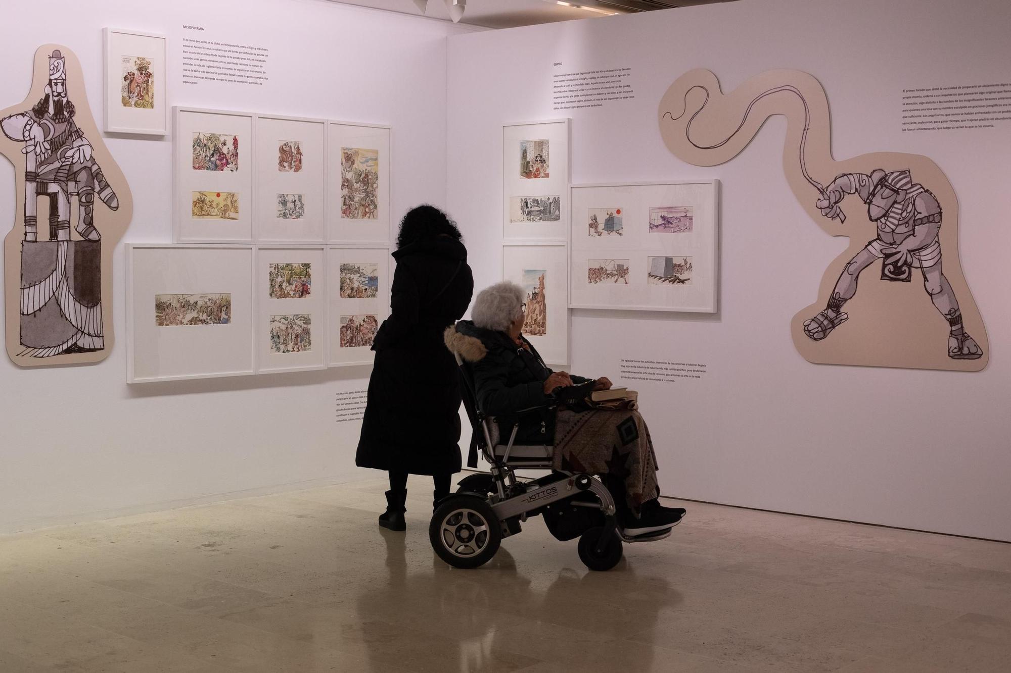 GALERÍA | Así es la exposición "Mingote (Breve) historia de la gente" del Etnográfico de Zamora