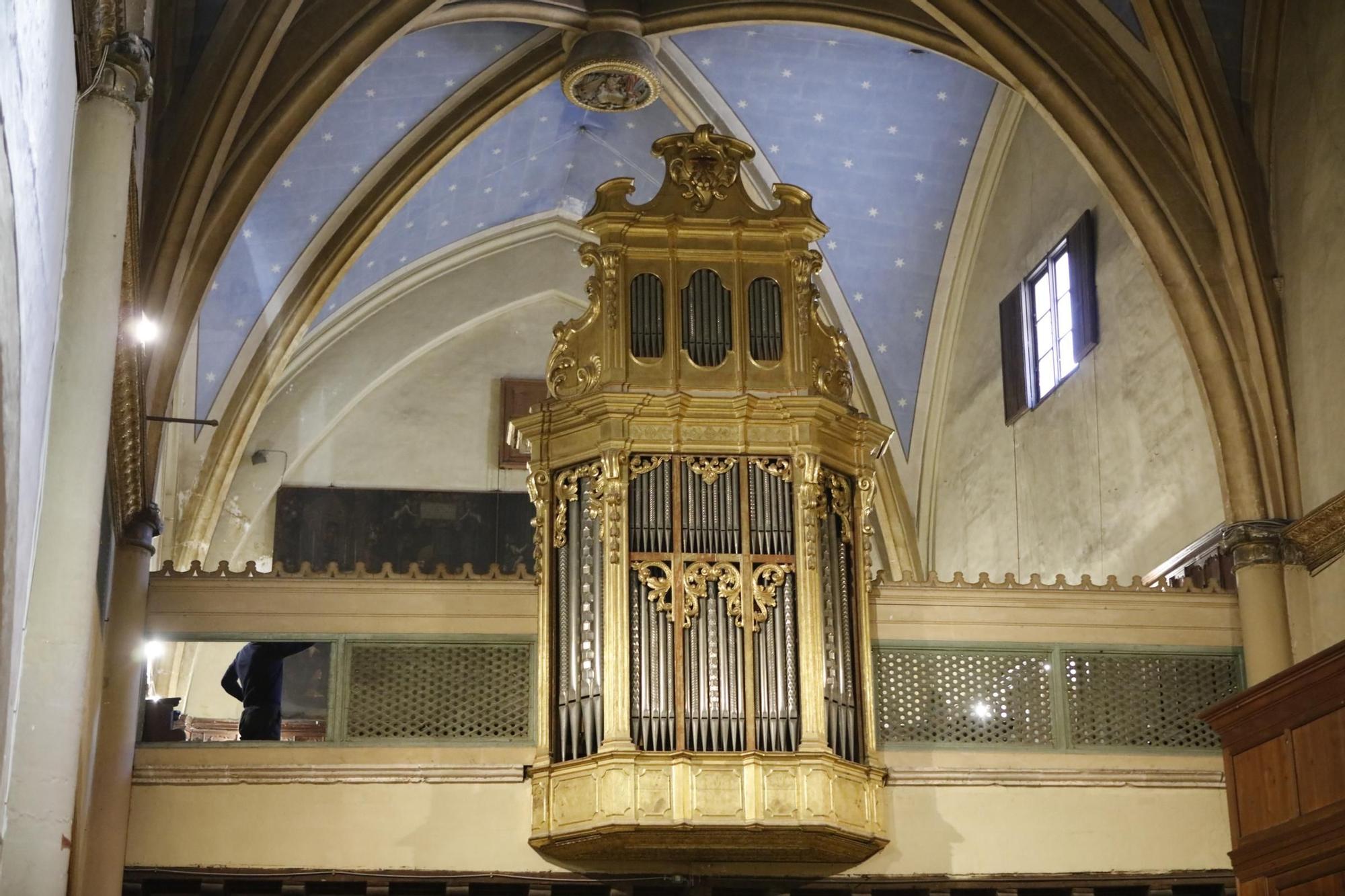 Die historische Bosch-Orgel in Palmas Kloster Sant Jeroni.