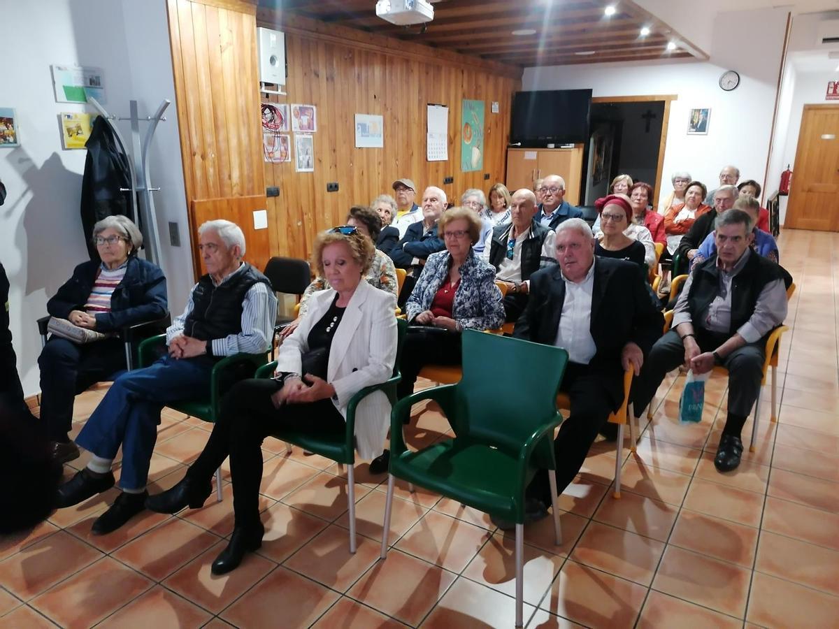 Otro momento de la charla.