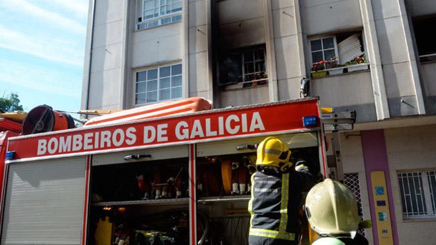 Piso incendiado en Caldas. //Noe Parga