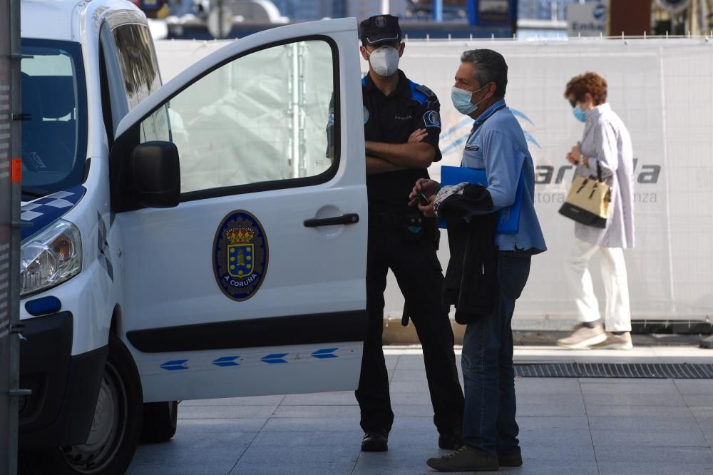 La Policía Local denunció el jueves a otras 37 personas por mal uso de la mascarilla.