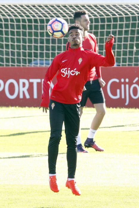 Entrenamiento del Sporting