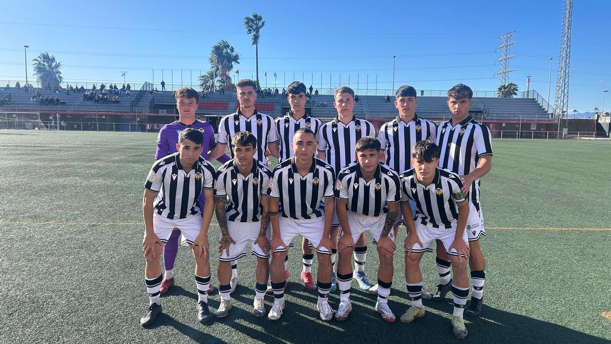 Once que presentó el juvenil del Castellón en el campo del Alboraya.