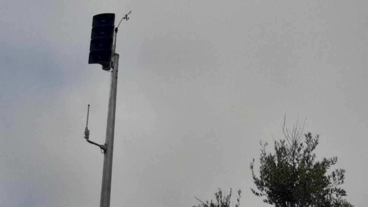 Sistema de alarmas en las presa de Buseo.