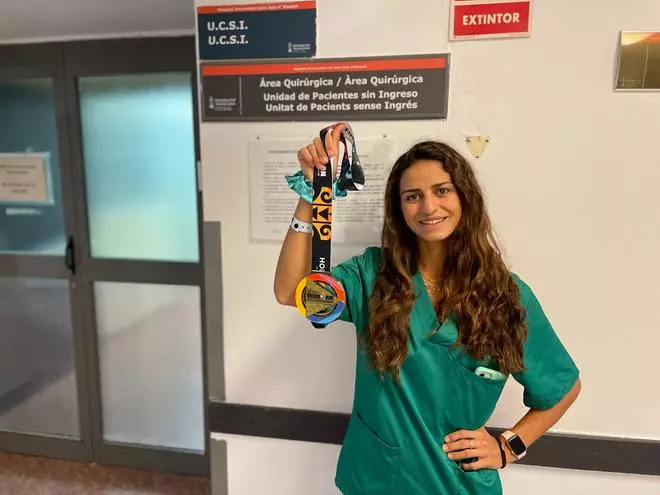 Carolina Fernández, triatleta y anestesista