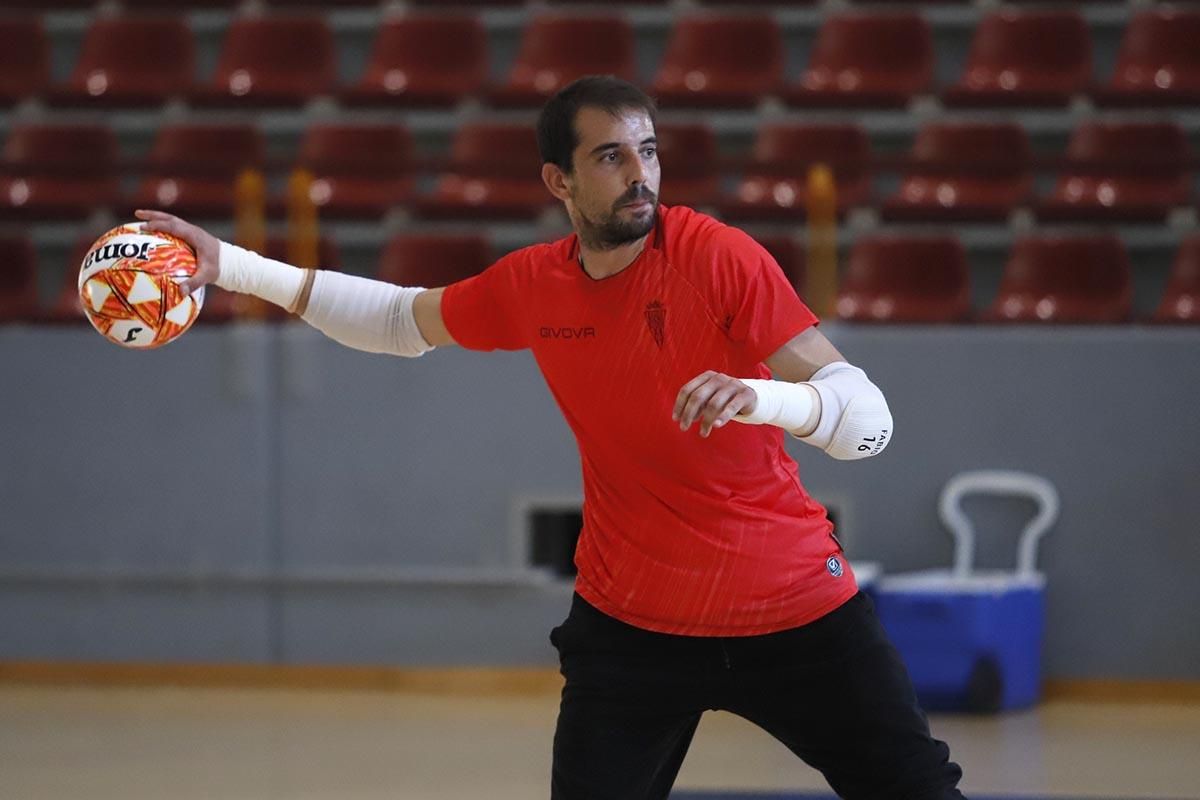 Las imágenes del primer entrenamiento del Córdoba Futsal en Vista Alegre