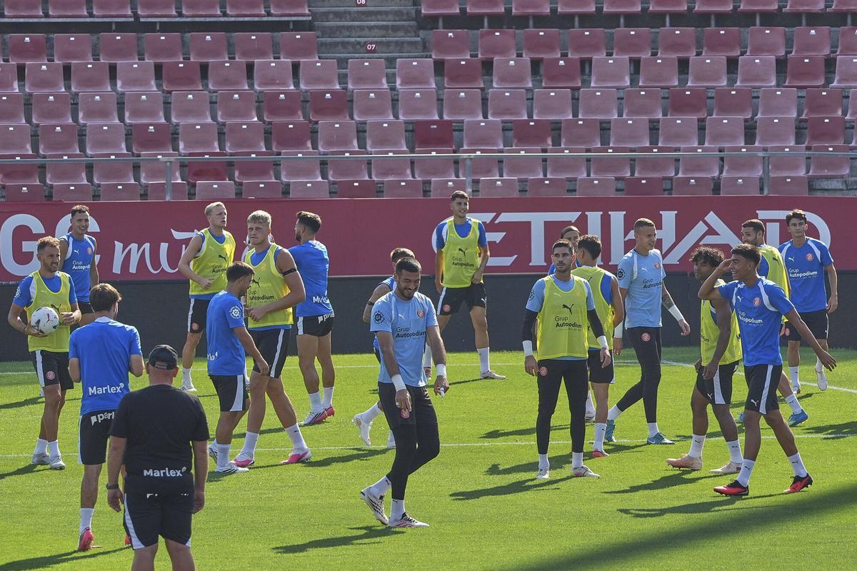 Les millors imatges de l'entrenament del Girona FC