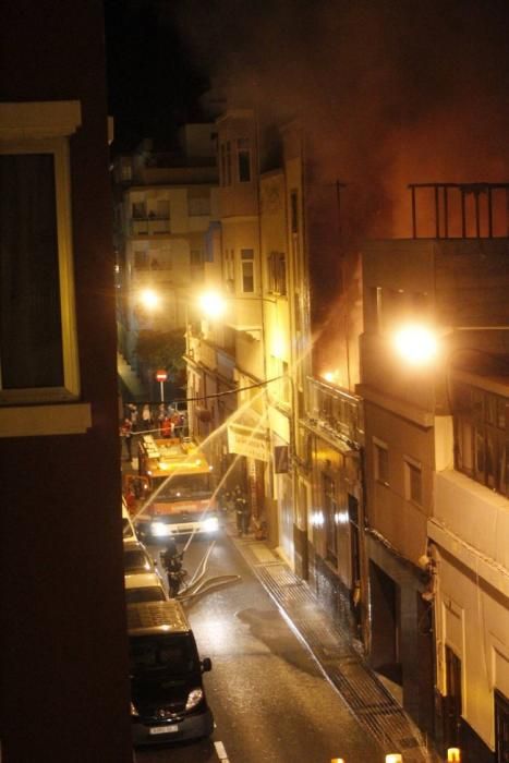 Incendio en la calle Bernardo de La Torre