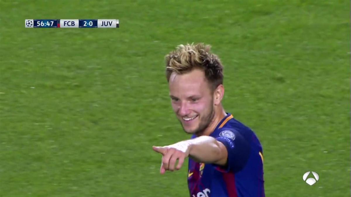 Ivan Rakitic ha logrado el segundo tanto del Barça