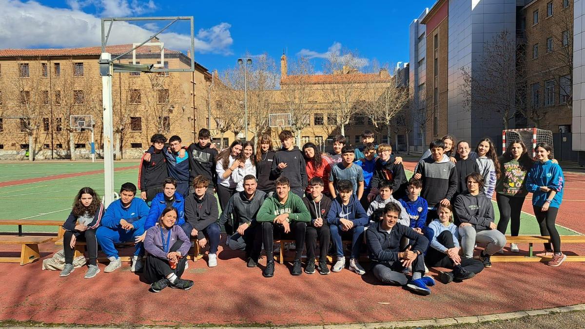 Alumnado de 2º de ESO que ha participado en la jornada.