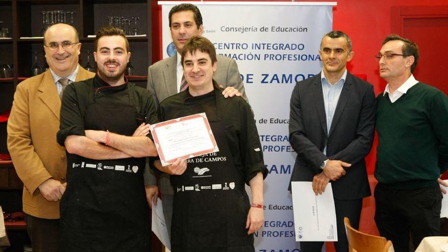 Adrián Asensio y Sergio Hérraez, con su premio.