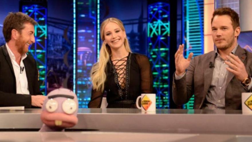 Jennifer Lawrence, Chris Pratt y el sexo, en &#039;El hormiguero&#039;