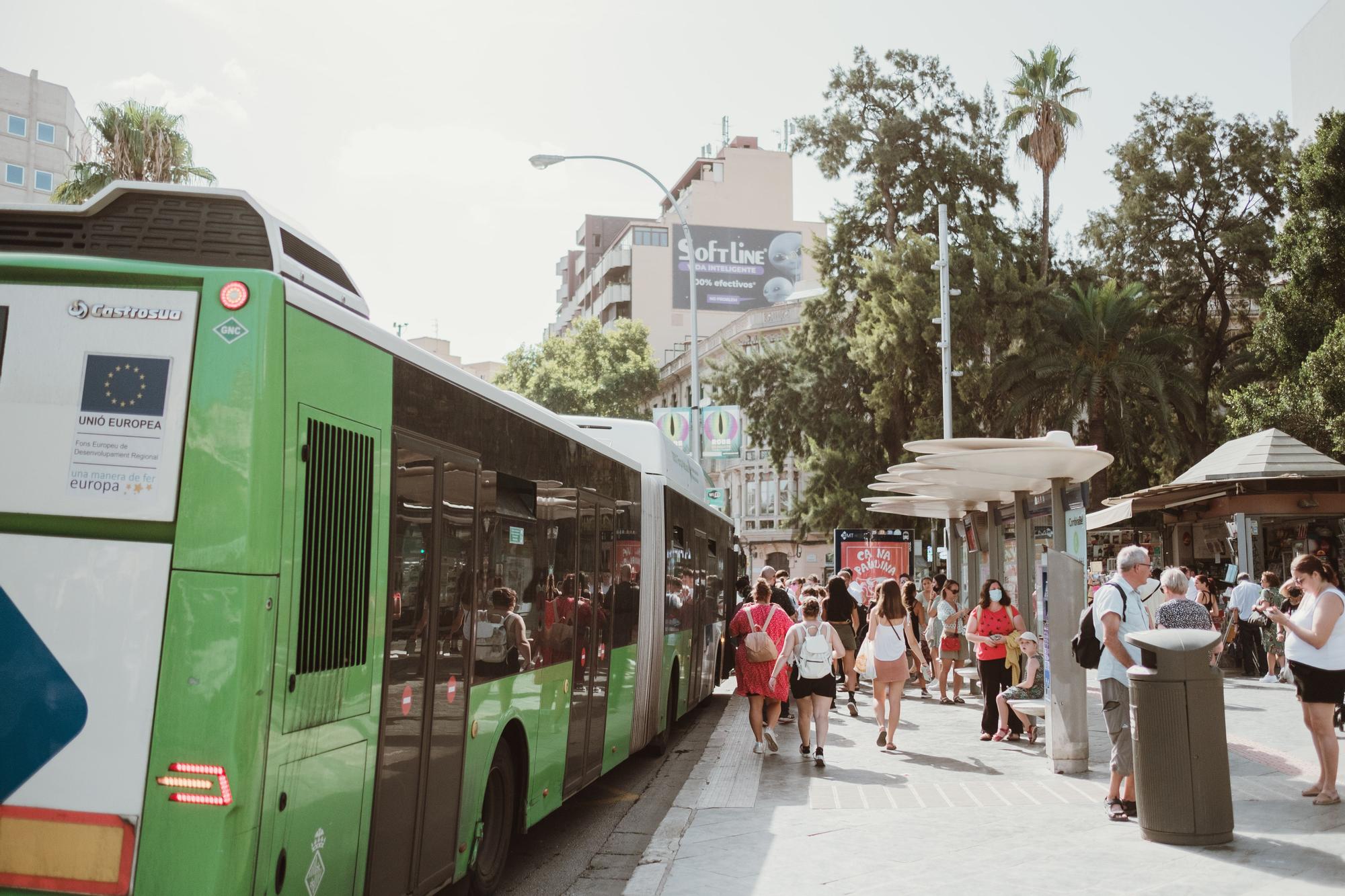 Primer día de tren gratis en Mallorca