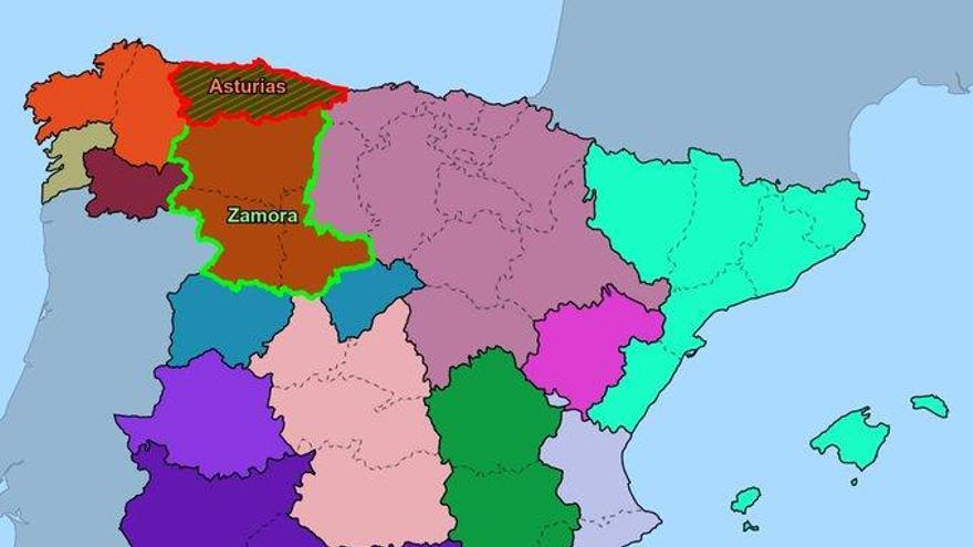 Zamora conquista Asturias en la guerra civil de Twitter