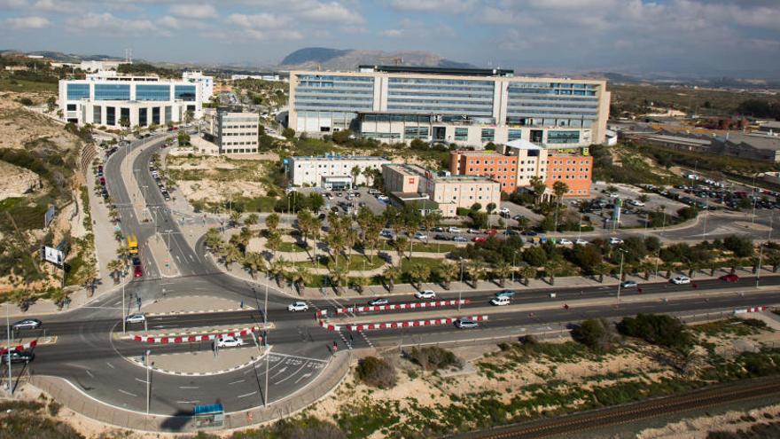 Vista general de la EUIPO, que tendrá parada de bus con el aeropuerto