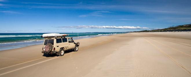 4X4 en la Isla de Fraser, Australia