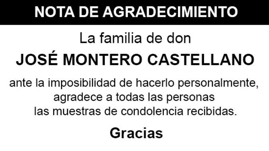 Nota José Montero Castellano