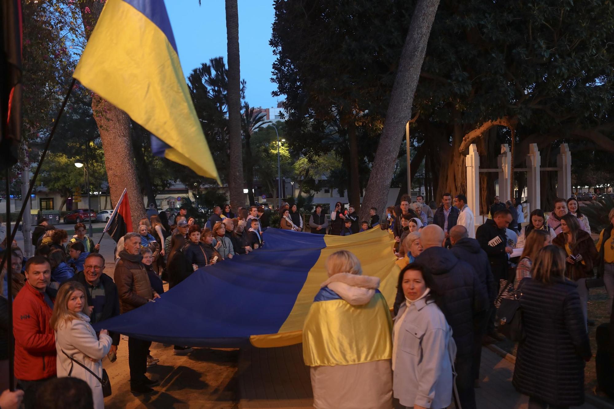 FOTOS: La Región sale a la calle en el segundo aniversario de la invasión de Rusia a Ucrania.