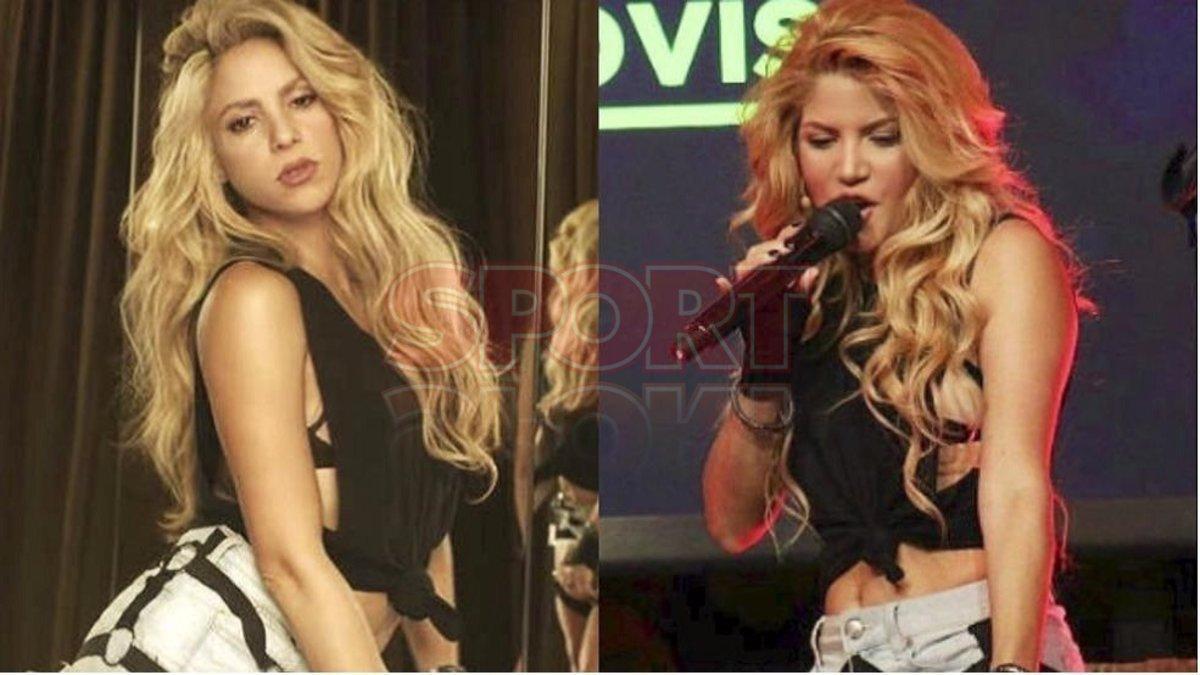 Shakira conoce a su doble versión en México
