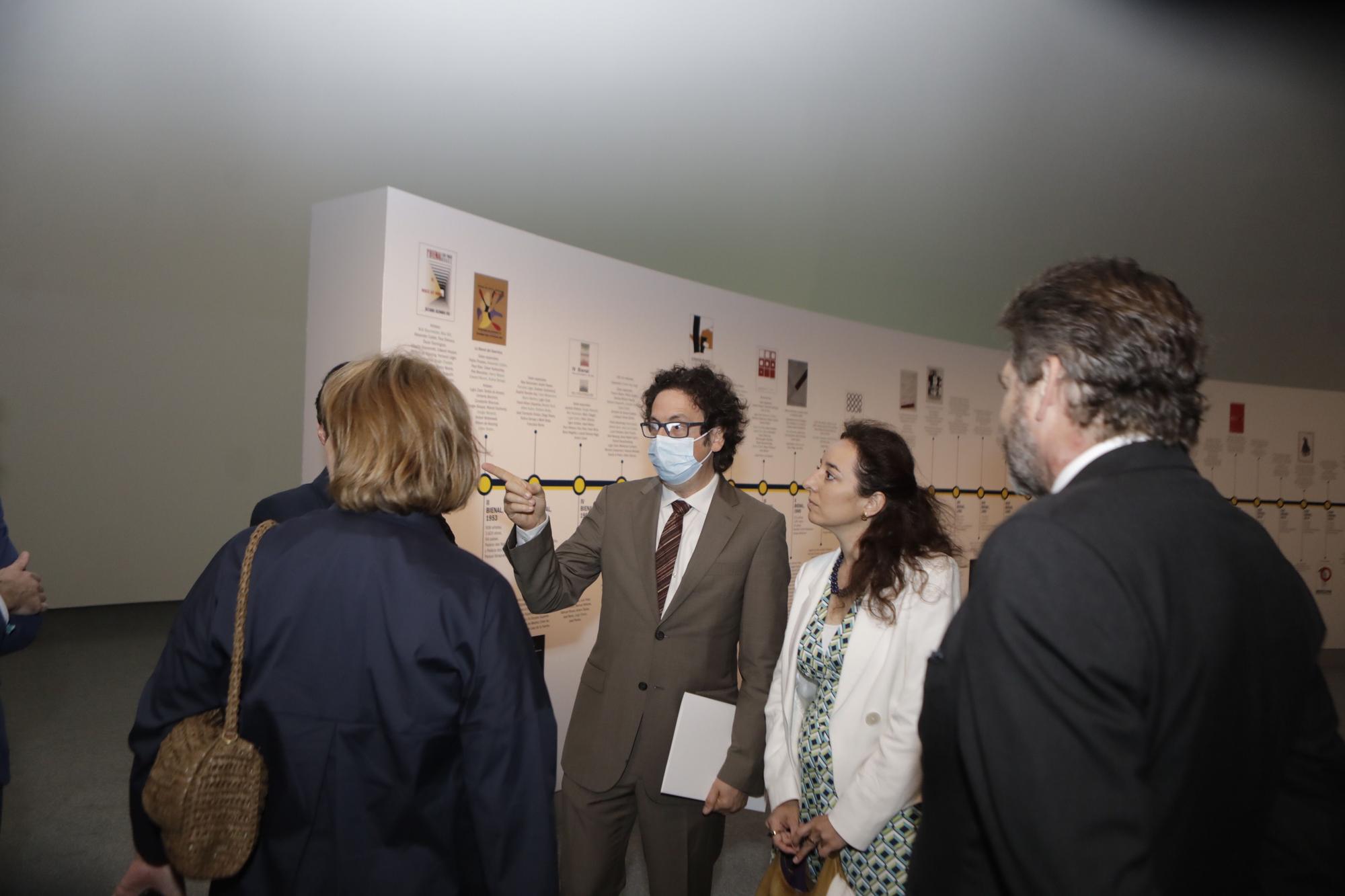 Así fue la inauguración de la Bienal de Brasil en el Niemeyer