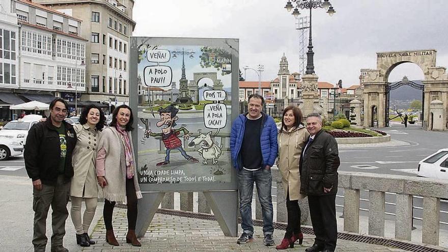 Presentación de la campaña con los dibujos de Luis Davila. // S.A.