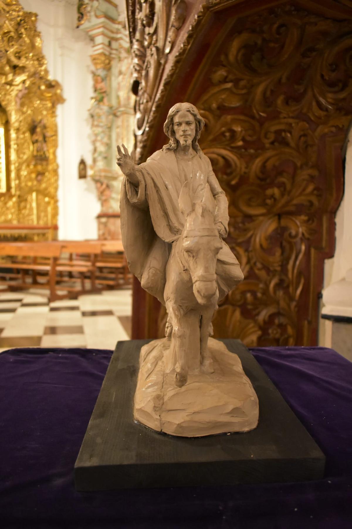 Imagen del boceto del Señor de la Entrada Triunfal.