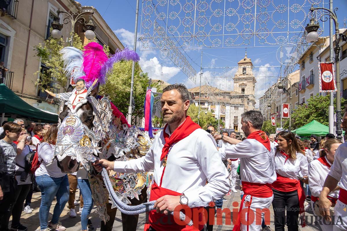 Recorrido Caballos del Vino día dos de mayo en Caravaca