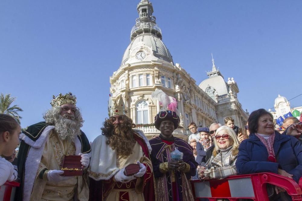 Los Reyes Magos desembarcan en Cartagena