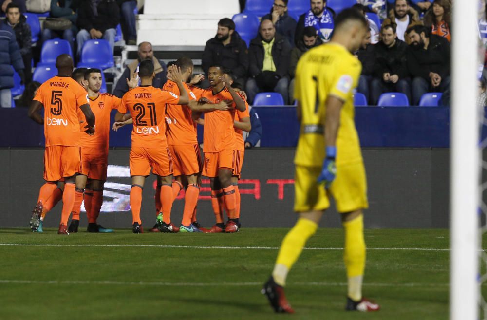 Las mejores imágenes del Leganés - Valencia CF