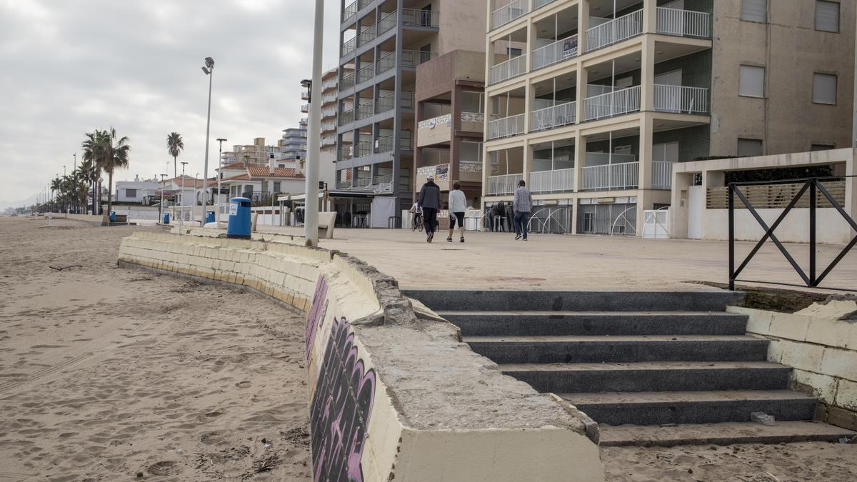 Aspecto actual del paseo marítimo de Bellreguard