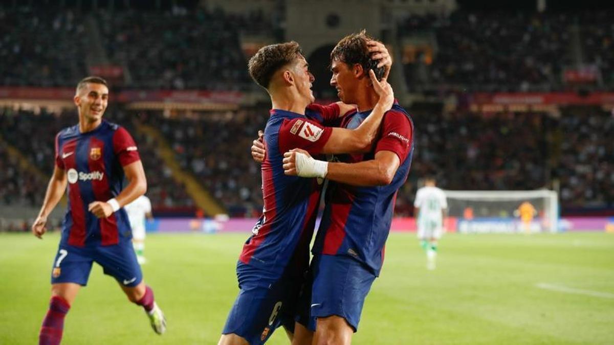 El Barcelona debutará en Champions tras golear al Betis en LaLiga