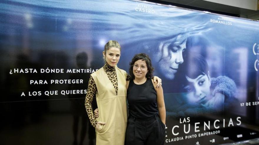 Juana Acosta y Claudia Pinto, protagonista y directora .