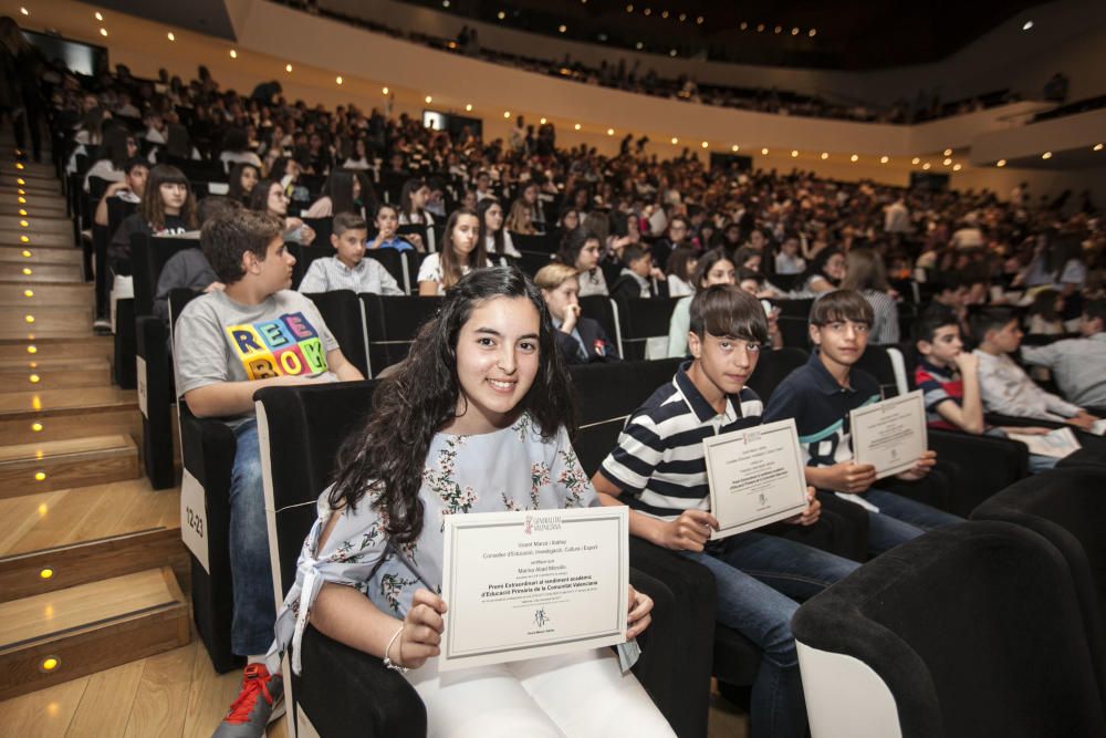 Estos son los alumnos de matrícula de honor de Primaria en la provincia de Alicante