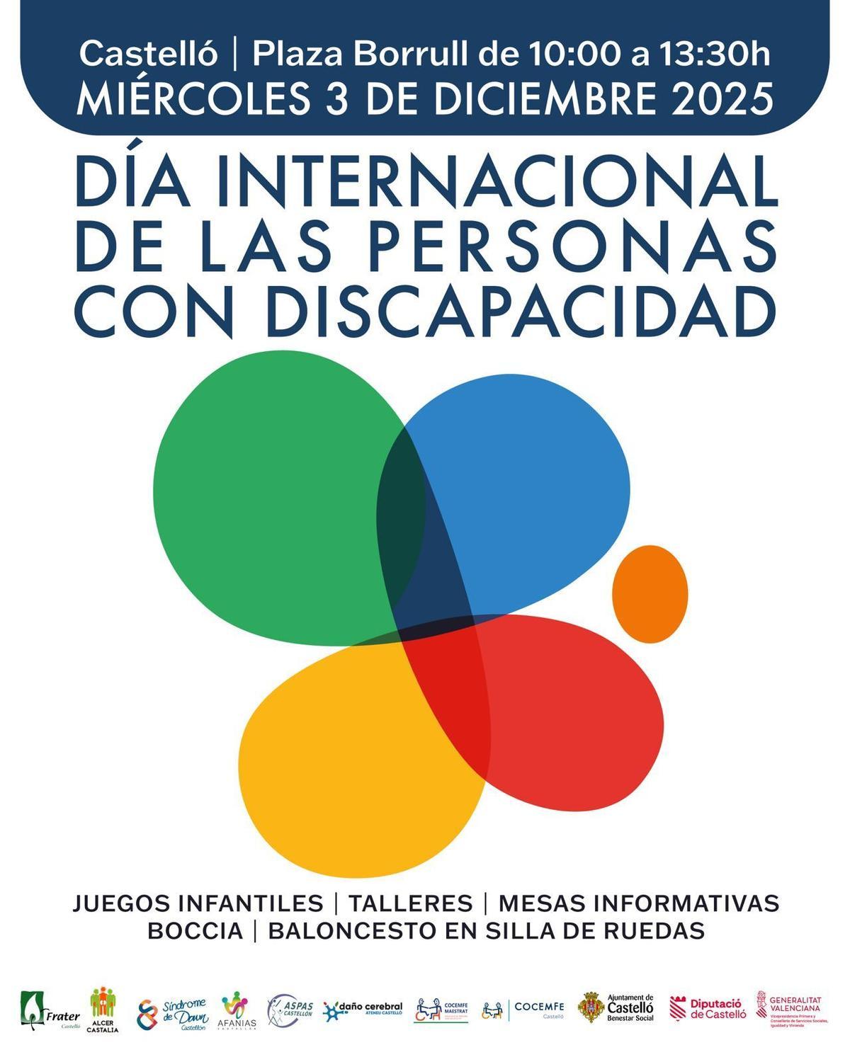 Cartel del día mundial de las personas con discapacidad