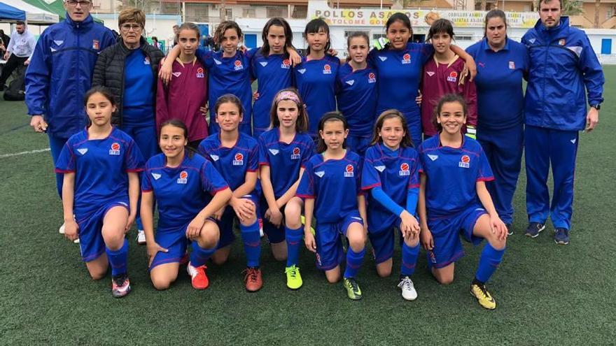 Plantilla de la selección balear femenina Sub 12.